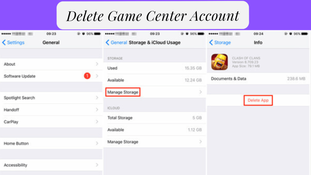 How to Delete Game Center Account