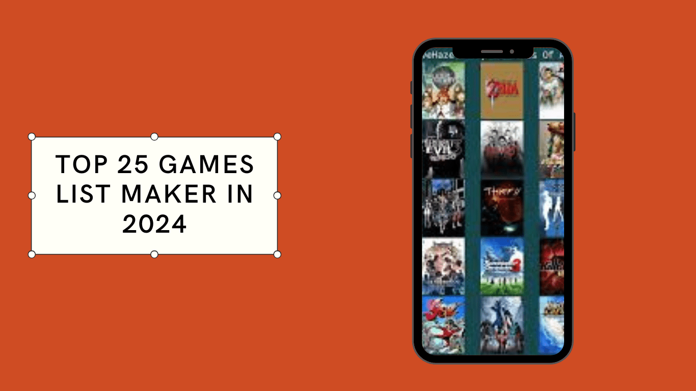 Top 25 games list maker